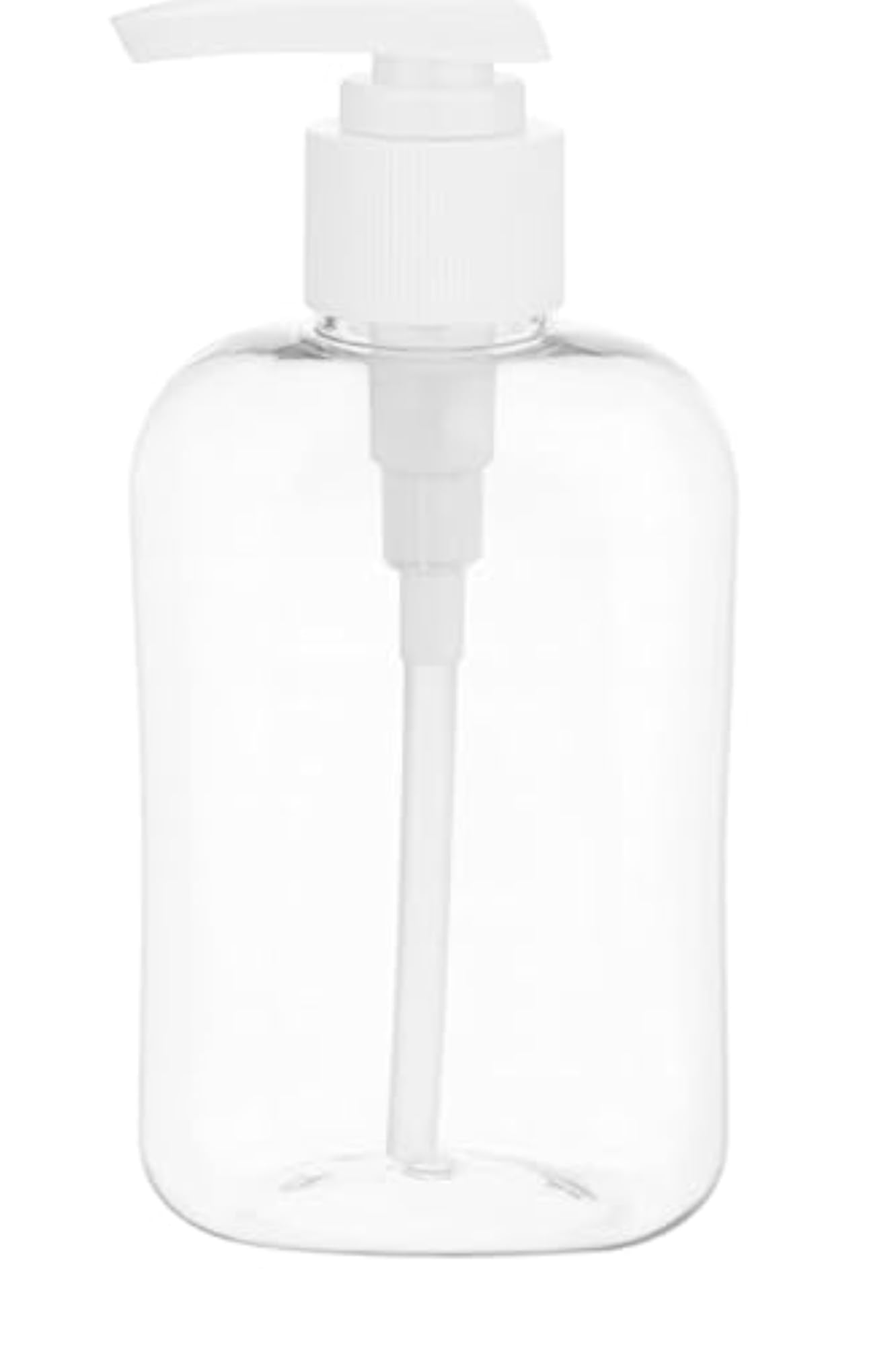 Multi-Purpose Clear Plastic Dispenser Bottles Set, 250ml
